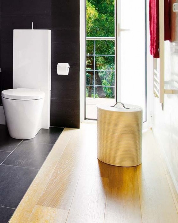 Idea de diseño de baño negro pero no oscuro : baños y muebles Diseño Oscuros baño