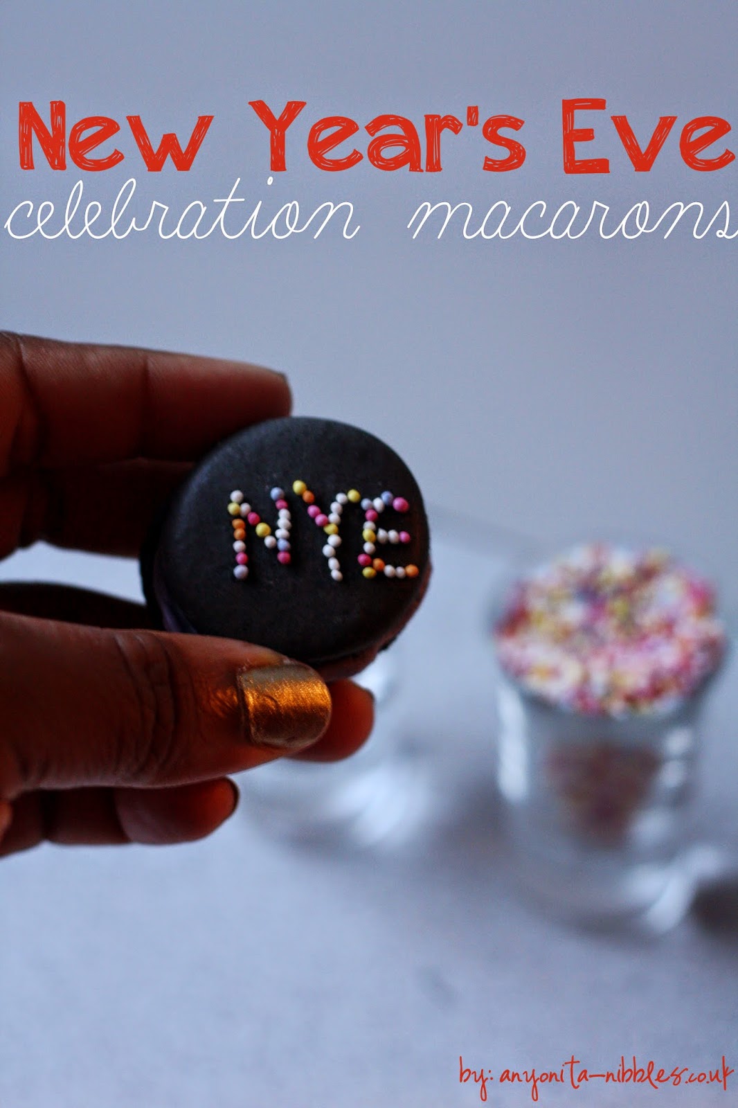 New Year's Eve Celebration Macarons from Anyonita-nibbles.co.uk