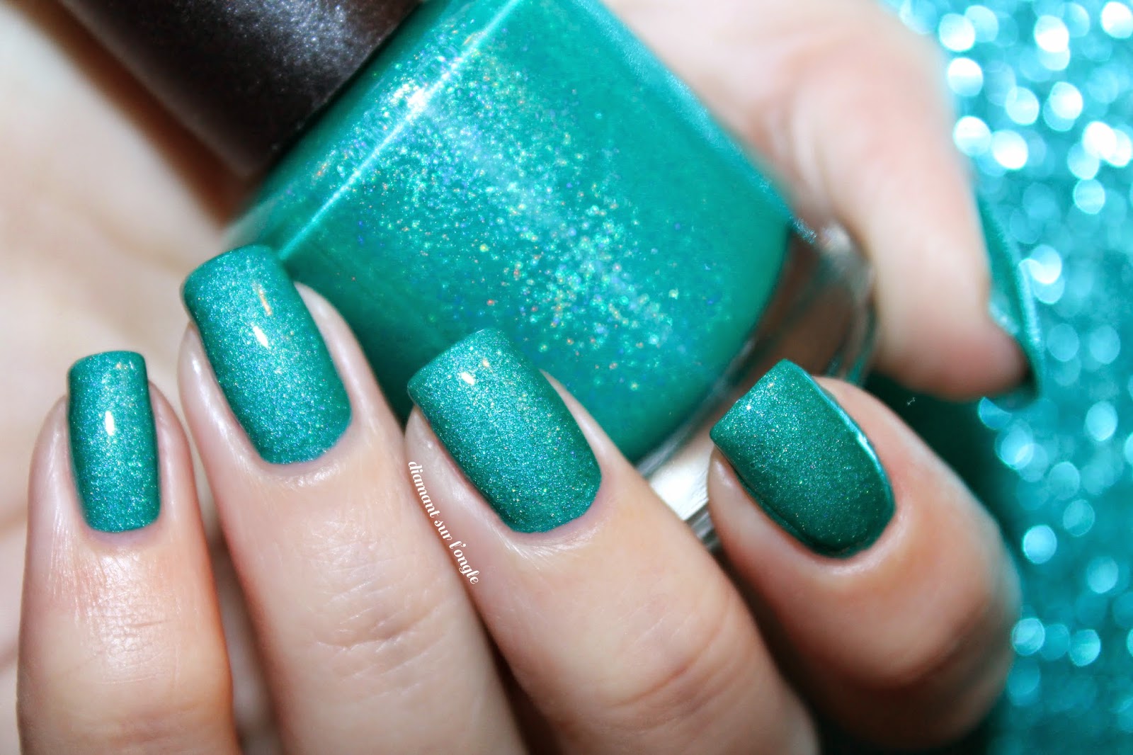 Swatch of Temp-tealtion from Lilypad Lacquer