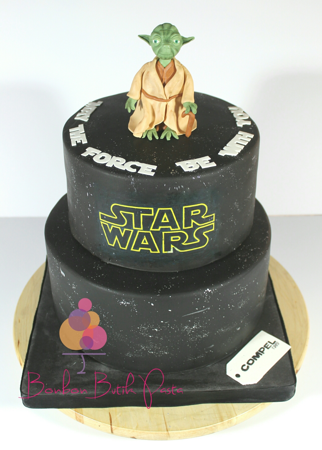 Bonbon Butik Pasta star wars pastası yoda