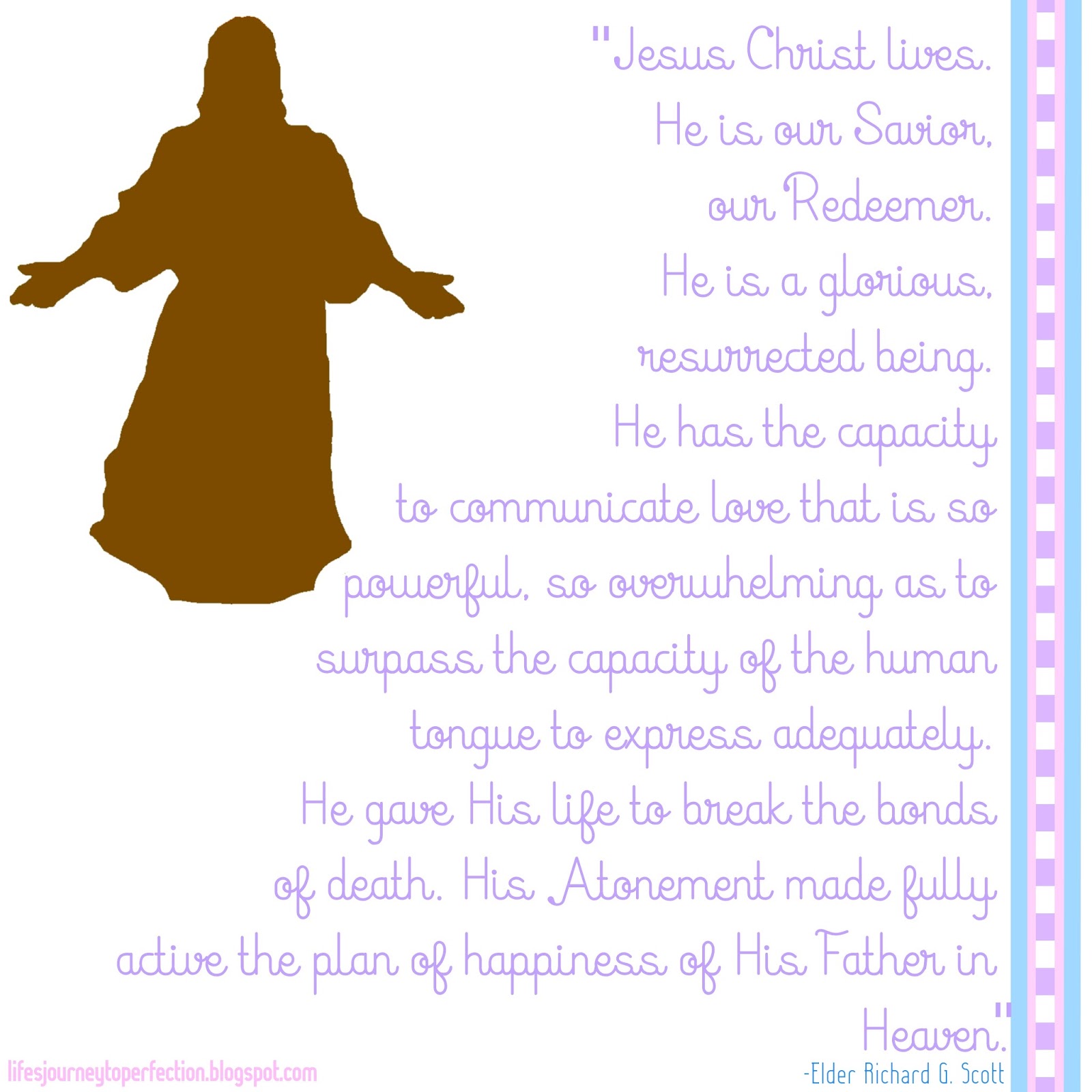 life s journey to perfection family home evening easter kickoff