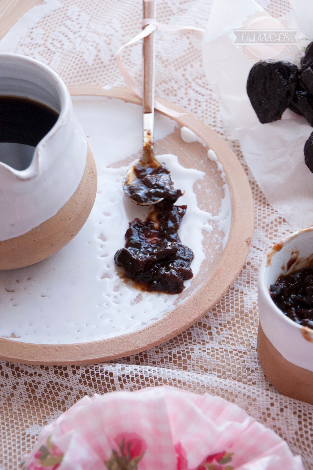 Churretes de Cocholate MERMELADA DE CIRUELAS PASAS AL