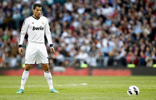 Cristiano Ronaldo scored from a fabolous free-kick shot