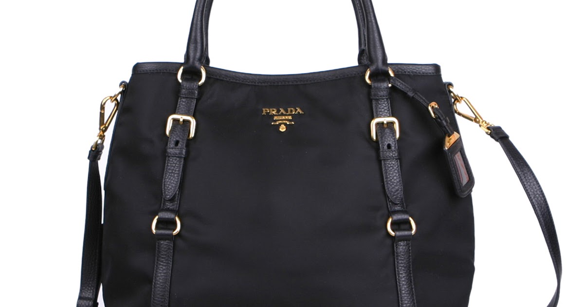 Prada Nylon Tessuto Vitello Daino Top Handle Bag BR4993 | Polka B ...