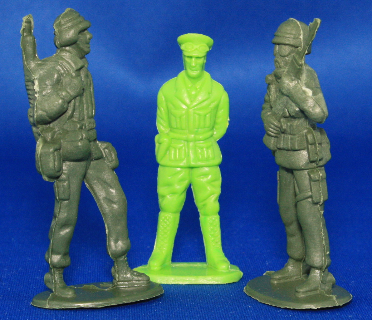 What is the origin of the plastic army men toys?