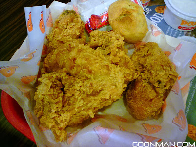 Popeyes Louisiana Kitchen Fried Chicken Set Meal
