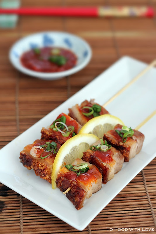 To Food with Love Grilled Pork Belly with Spicy Sauce