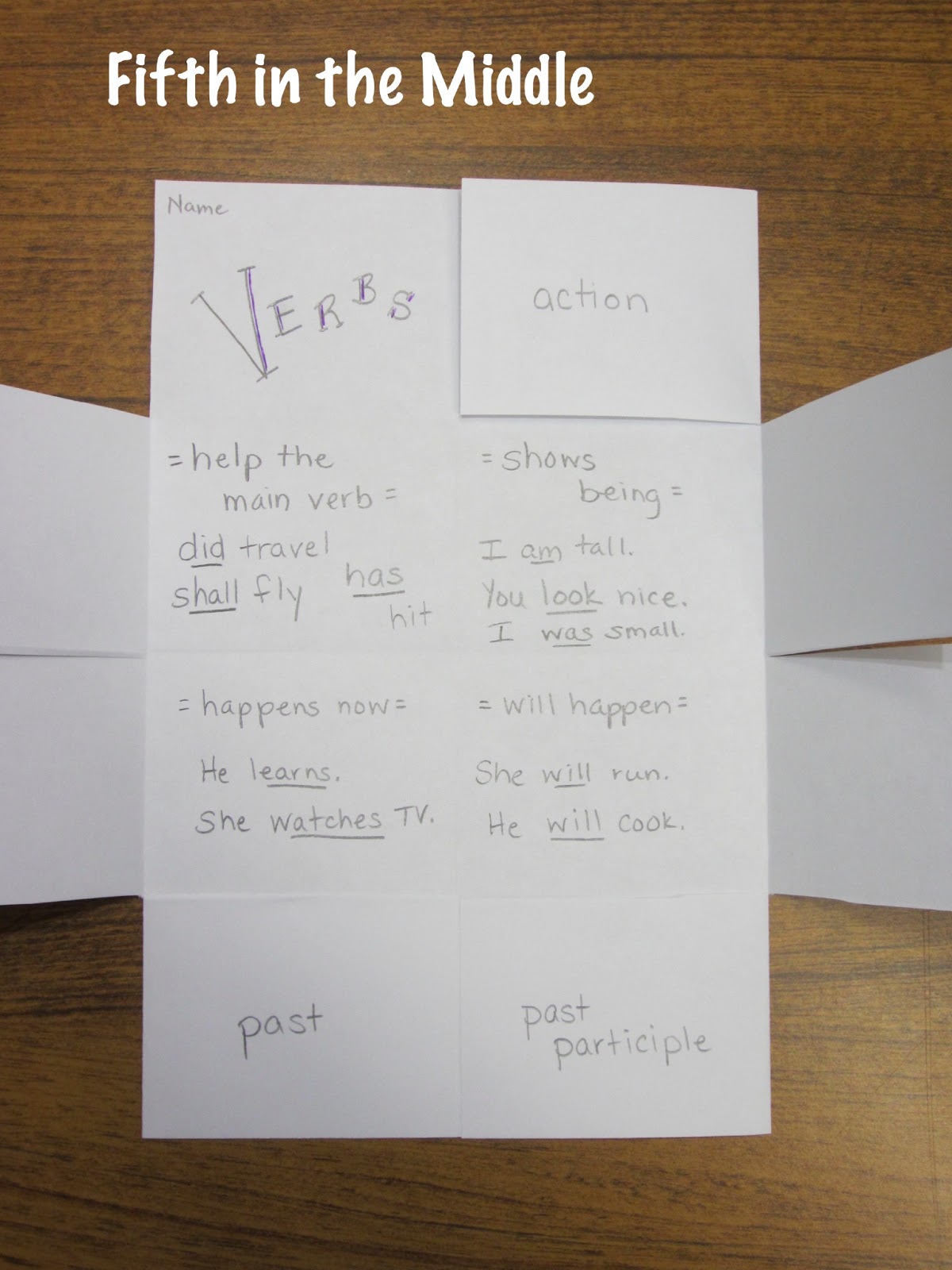 Friday Flashback Pencils, 100 Days, and Wrapping Up Verbs AND
