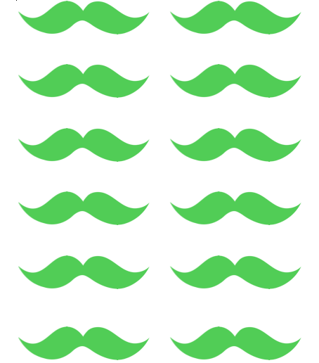 free printable mustaches st patricks day