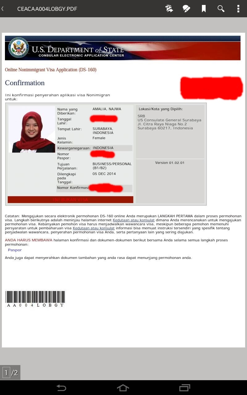 Membuat Jadwal Wawancara Visa Amerika | pengalaman wawancara visa amerika 1 najwaamalia s page Membuat Jadwal Wawancara Visa Amerika | pengalaman wawancara visa amerika 1 najwaamalia s page