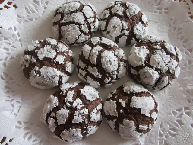 Galletas Crinkles De Chocolate
