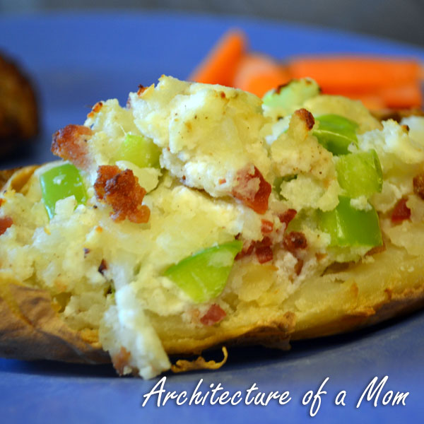 Architecture of a Mom Ricotta and Bacon Twice Baked Potatoes