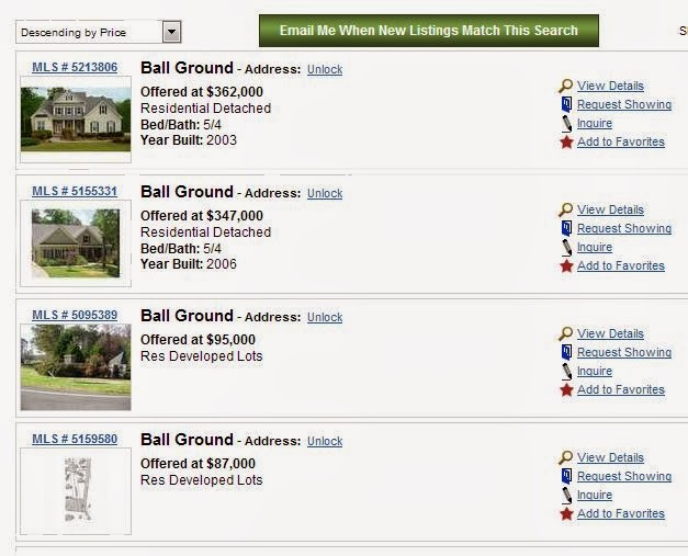 Homes for sale in Dawson Creek Subdivision Cherokee County.