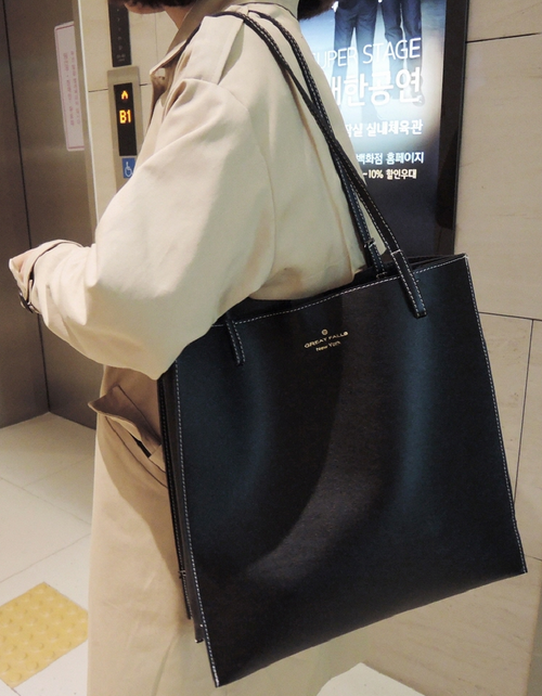 [Kmall24] Classic Big Tote Bag KSTYLICK Latest Korean Fashion K