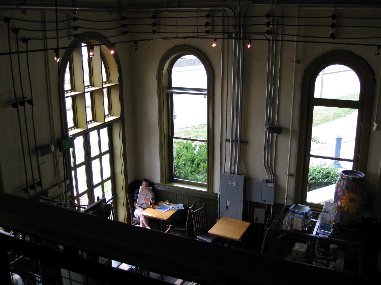 Modern Dining Room Tables Chicago Water Pump Room, Alterra Coffee, Milwaukee, WI