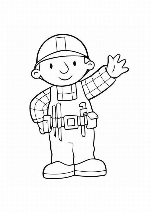 Bob - Free Colouring Pages