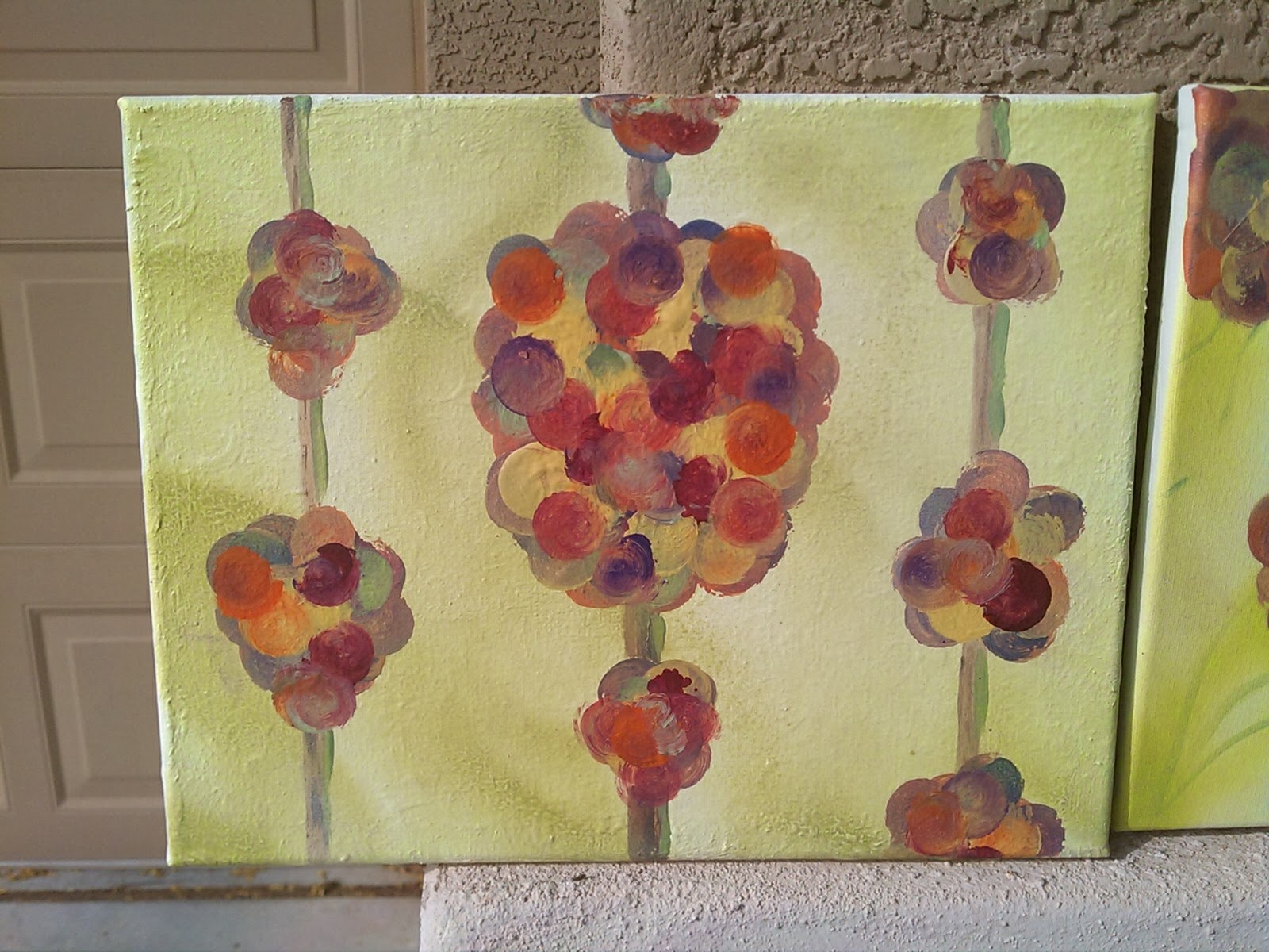 Design DNA Round Sponge Brush Canvas Art