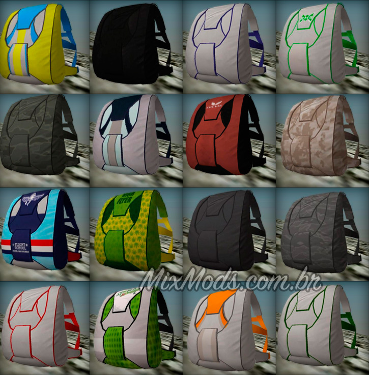 O novo pára-quedas para GTA San Andreas