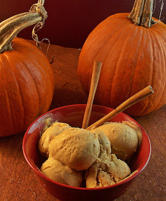 Pumpkin Spice Ice Cream by Cravings of a Lunatic