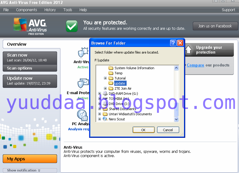 Download latest update for avg 2012