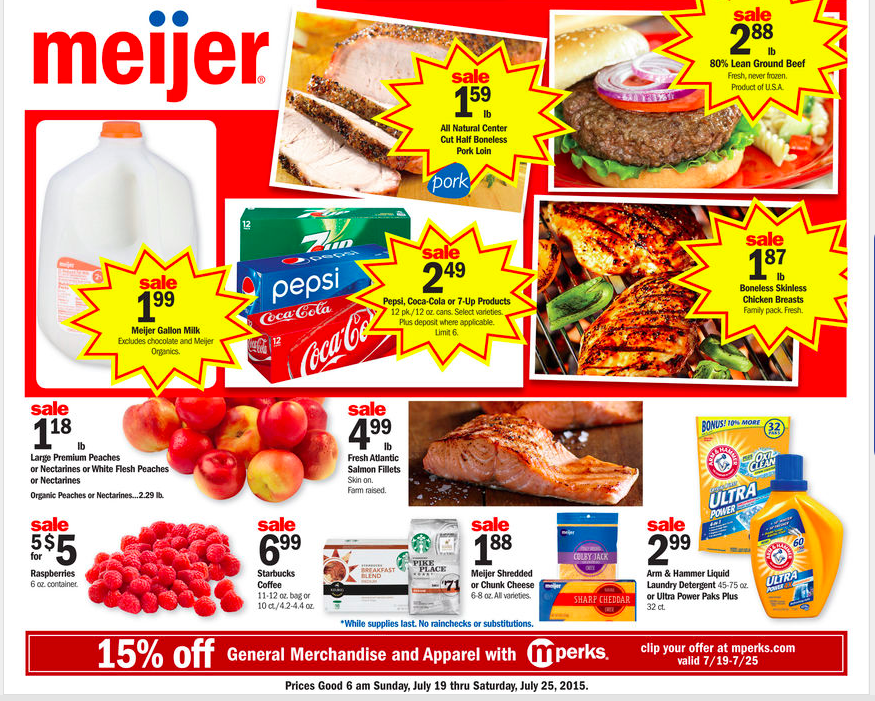 Meijer Ad Preview starting 7/19! A Single Coupon