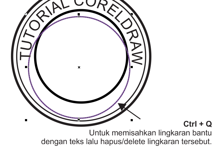 Cara Cepat Membuat Stempel Bulat Dengan CorelDRAW 9