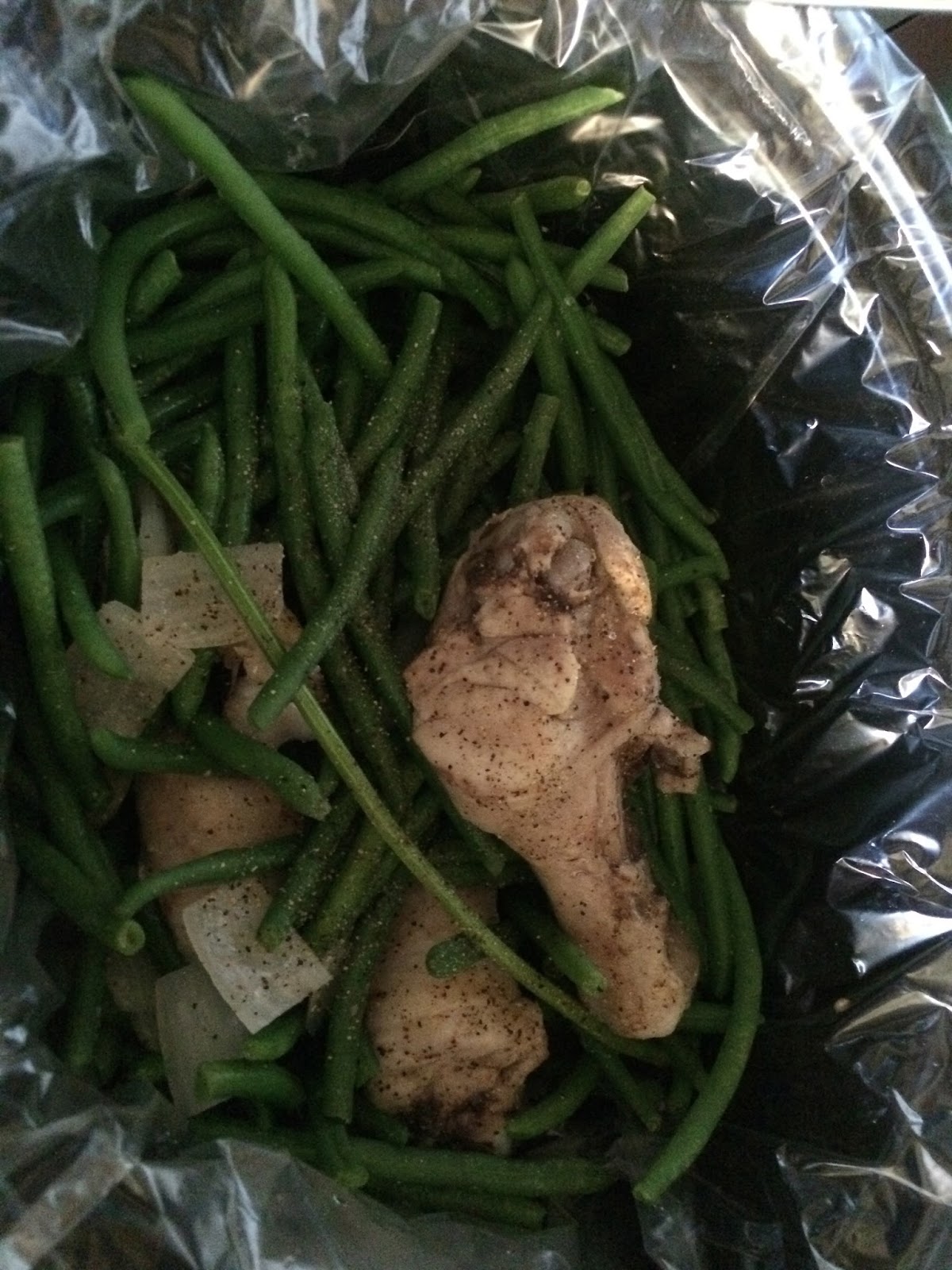 Cooking With Suzanne Crockpot Chicken, Onion & Green Beans