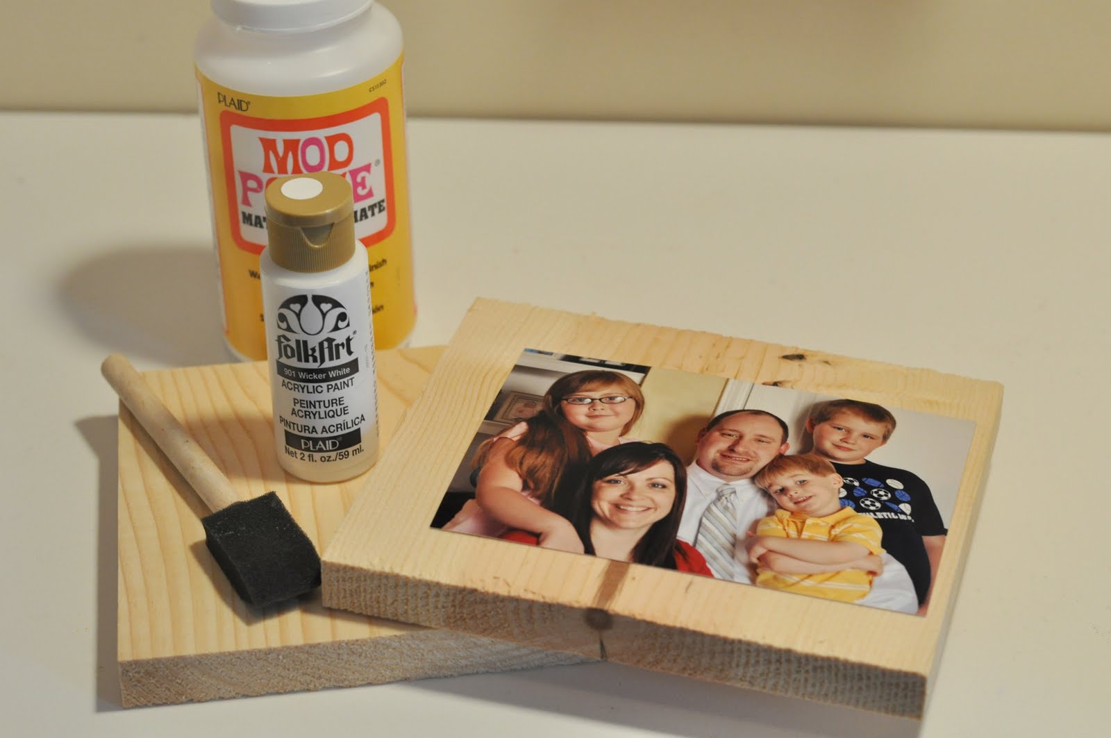 She's crafty The mod podge picture