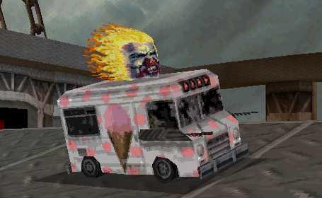 video game with ice cream truck