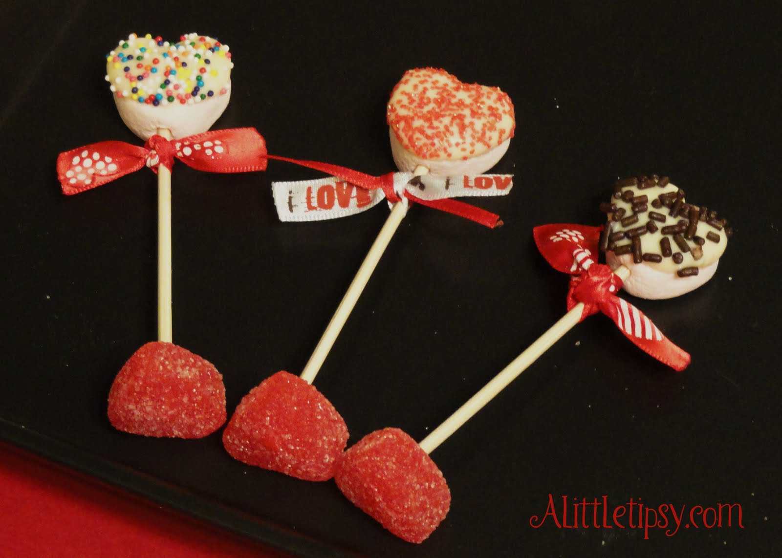 Marshmallow Pops A Little Tipsy