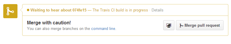GitHubステータス(CI実行前) GitHubステータス(CI実行前)