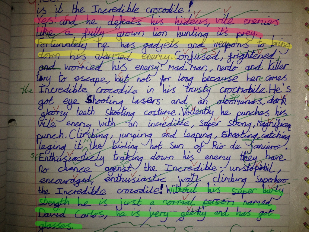 Creative writing examples year 11