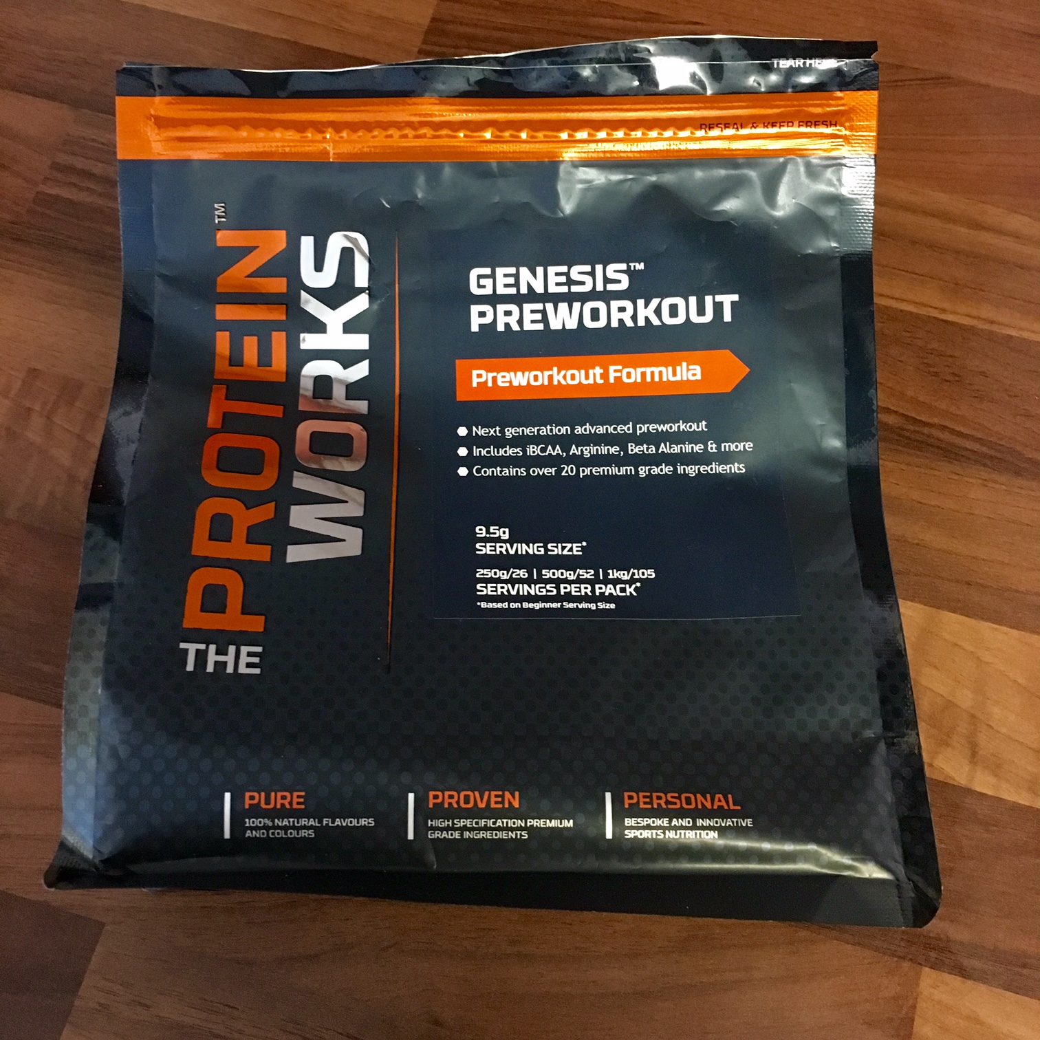 Dreaming of Footpaths: Review: My Protein Works - Whey Protein 80 & Genesis  PreWorkout