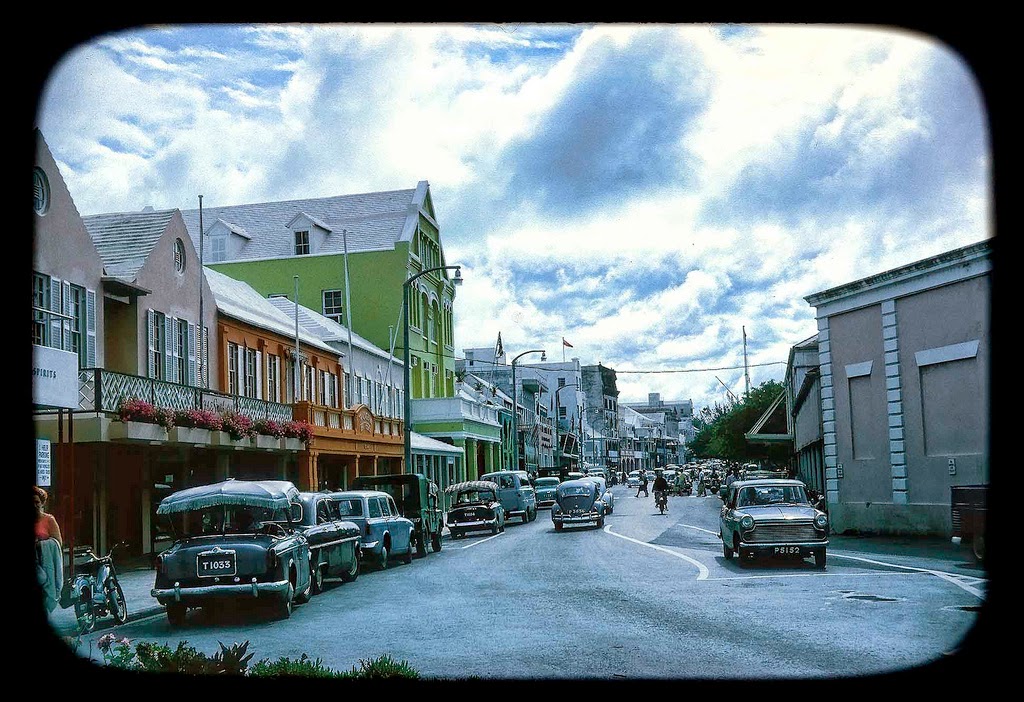 Streets of Virgin Islands in 1964 vintage everyday