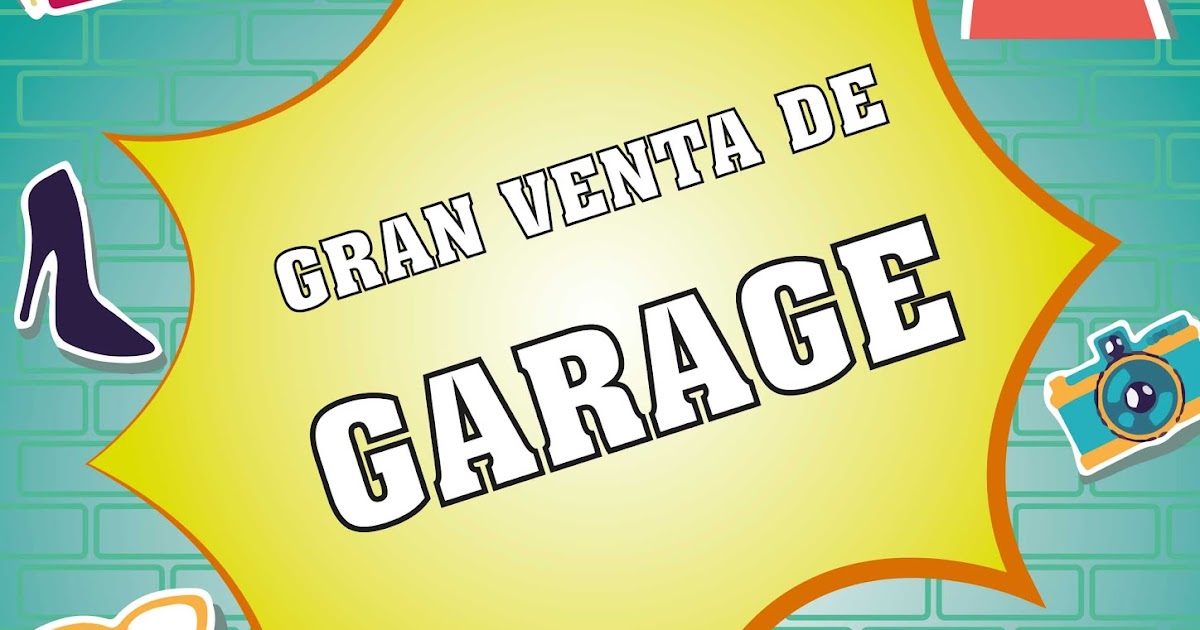 Soluciones gráficas Afiche "Venta de Garage"