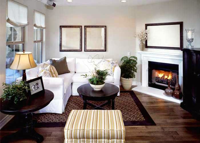 decorating small living room with corner fireplace white sofa decorating small living room with corner fireplace white sofa