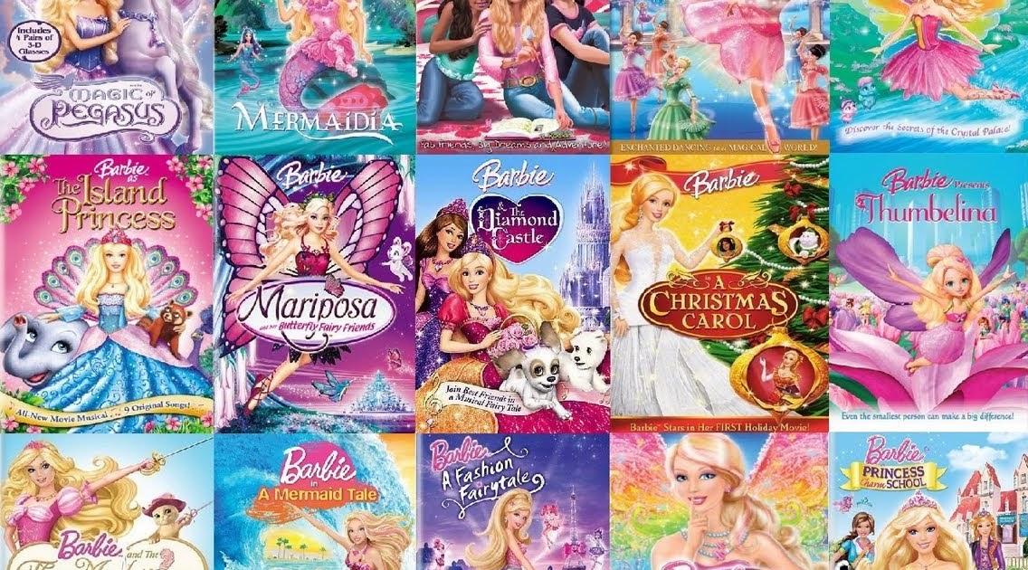 Barbie en la Princesa y la Cantante: Todas las peliculas de Barbie