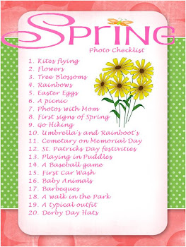 Spring Photo Checklist