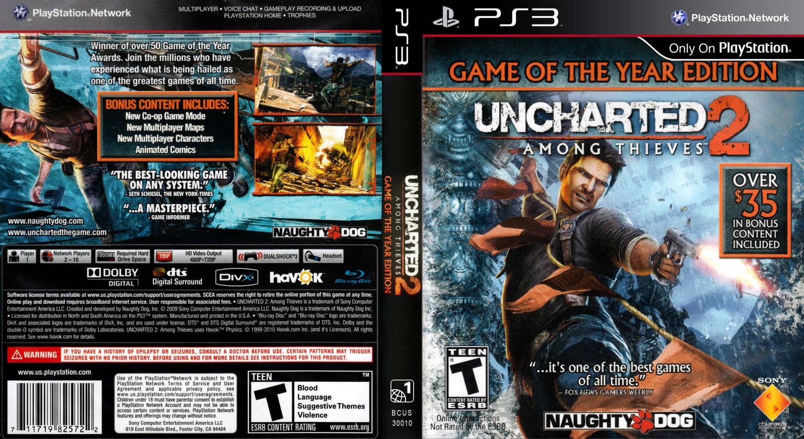 uncharted 3 ps2