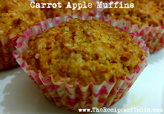 carrot apple muffins recipe