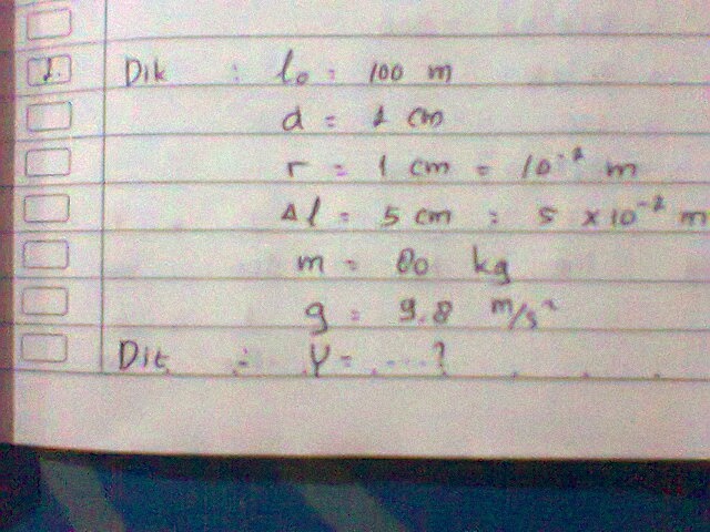 Kumpulan Materi Pelajaran Tugas Bab 3 Elastisitas Dan Gerak Harmonik Sederhana