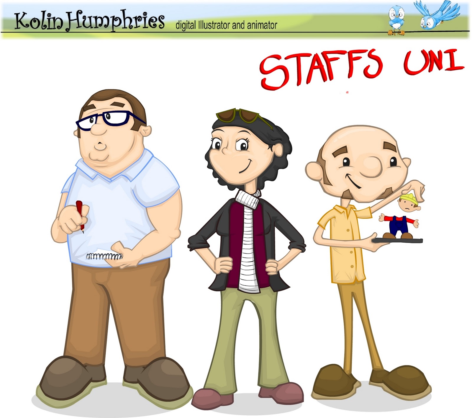 animation old people