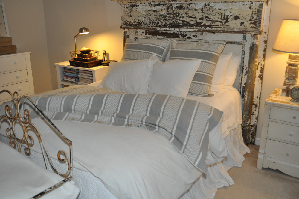 A vidéki otthon: hálószoba shabby chic..