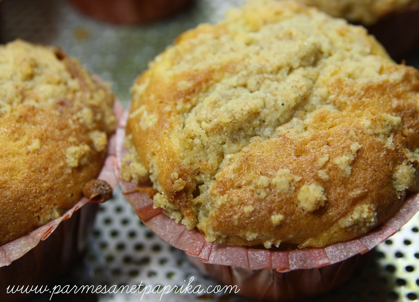 Parmesan et Paprika Muffins Pommes Noix...un goût d'Amérique