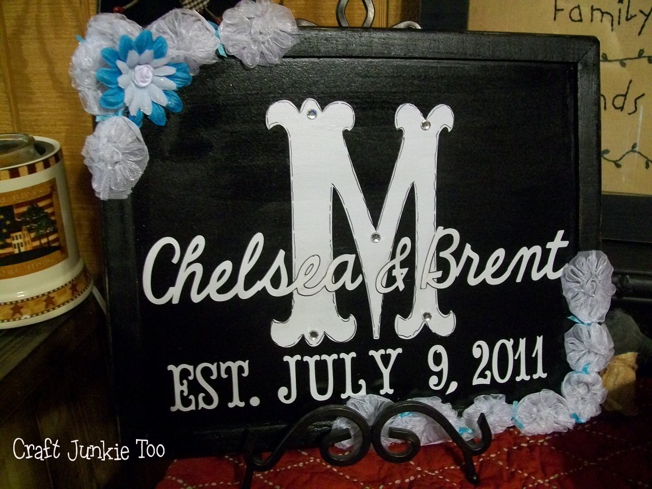 Diy Wedding Gifts For Bride And Groom Monogrammed wedding gift and