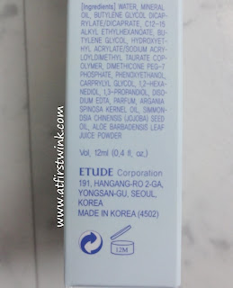 Ingredients: Etude House Eraser Show Mascara Cleaner