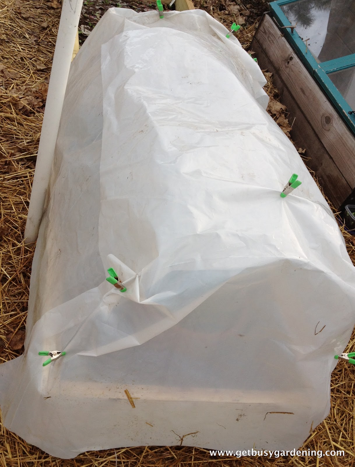 Raised Bed With Cold Frame Get Busy Gardening