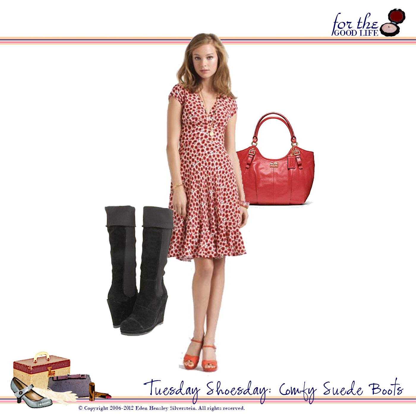 The Road to the Good Life Tuesday Shoesday Dressing up Comfy Boots