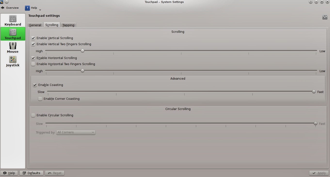 Povesti despre Manjaro Touchpad