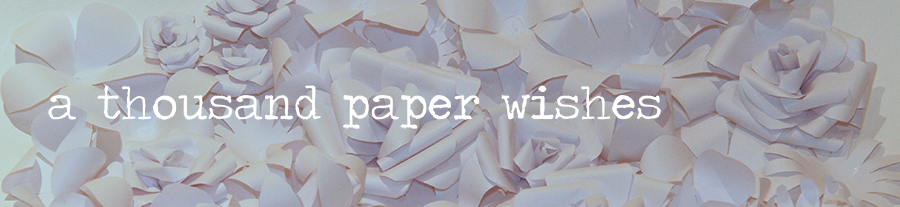 a thousand paper wishes
